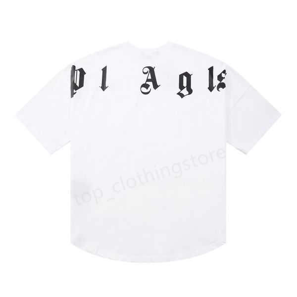 

mens t shirts designer palms women short sleeve summer fashion angle leisure pa loose crew neck cottons pattern print luxurys clothing size, White;black