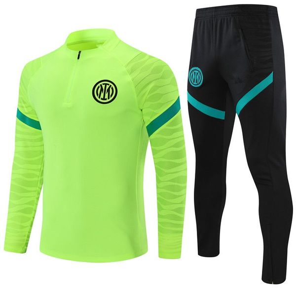 

new inter tuta calcio tracksuit lautaro chandal futbol soccer milano training suit milans camiseta de foot men and kids eat bag, Black