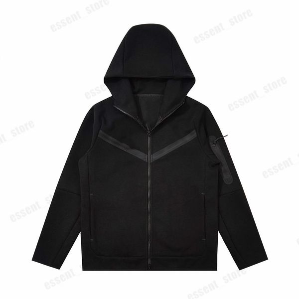 

tech fleeces jackets mens womens pant tracksuits sports pants hoodies space trou, Black