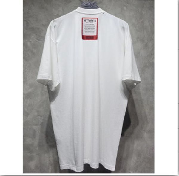 

mens designer t shirt vetements t-shirt men women vetements 155u, White;black