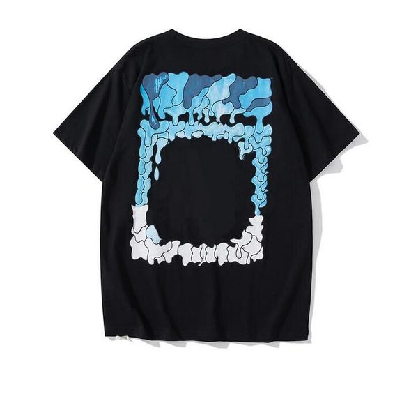 

summer luxurys mens and womens t shirt designers offs clothing loose tees man casual street graffiti shirt sweatshirt short sleeve tshirts, White;black