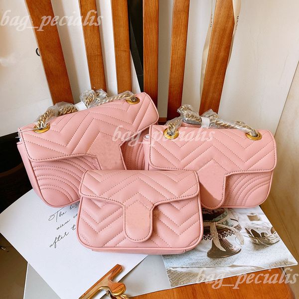 

designer designer bag shoulder love heart v wave pattern satchel luxury leather metallic chain handbags purse multiple colors 3 sizes 18cm 2