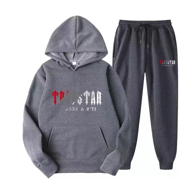 

suits men's track hoodie europe american basketball football rugby two-piece with women's long sleeve jacket trouserswbwl 7wq4r, Black