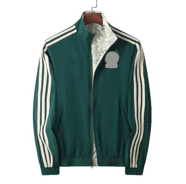 

2023 men designers jackets parkas double sided letter mountain pattern clothes mens coats outerwear clothing green white s-3xl pwgz, Black;brown