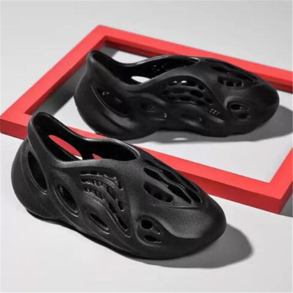 

children sandals baby boys girls summer beach slides toddler kids slip-on foam slippers lightweight closed toe shoes 1xdovxdovxdov, Black;red