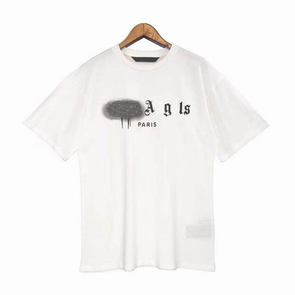 

tshirt angels summer mens womens designers t shirts palms luxurys letter cotton tshirts clothing polos short sleeve clothes tees rxl b, White;black