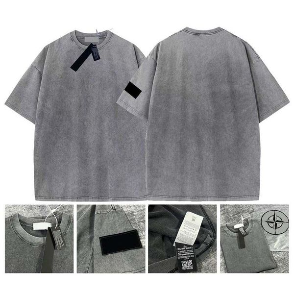 

stone t shirts embroidery mens designers compass t shirt geometric pattern shorts casual tees summer designer t-shirt stone man 6 ly5c, White;black