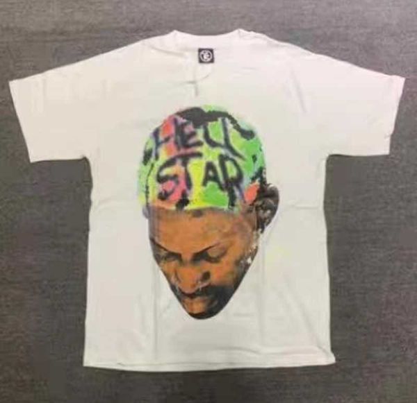 

hellstar t shirt men womens 100% cotton graphic tees women short sleeve high street fashion oversize white black loose tee 8nb3