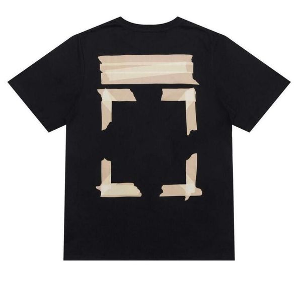 

2023 offs women designers t shirts loose tees man s casual shirt luxurys clothing street shorts sleeve clothes tshirts, White;black
