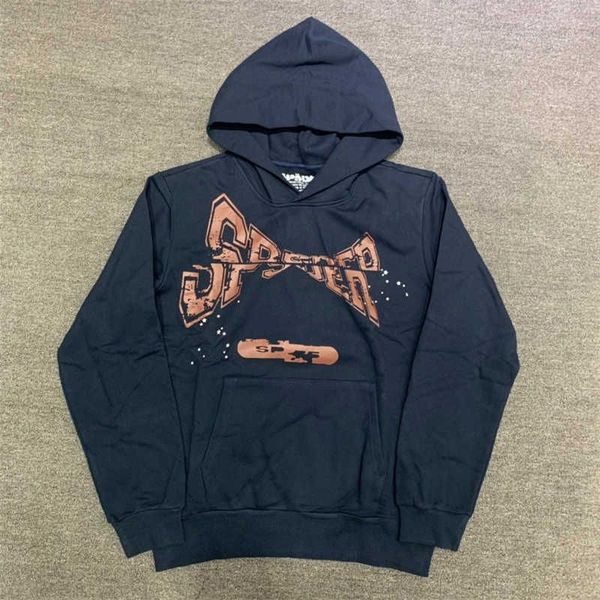 

designer sp5der hoodie pants pink spider 555 hoodies man womens tracksuit outdoors sweatpants spiders green young thug printing web sweatshi, Black