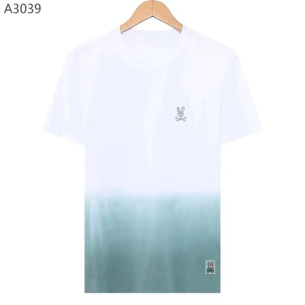 

psycho bunny transportation men t shirt classic chest small skeleton rabbit american street fashion brand shirts asian size m--3xl qy0u, White;black
