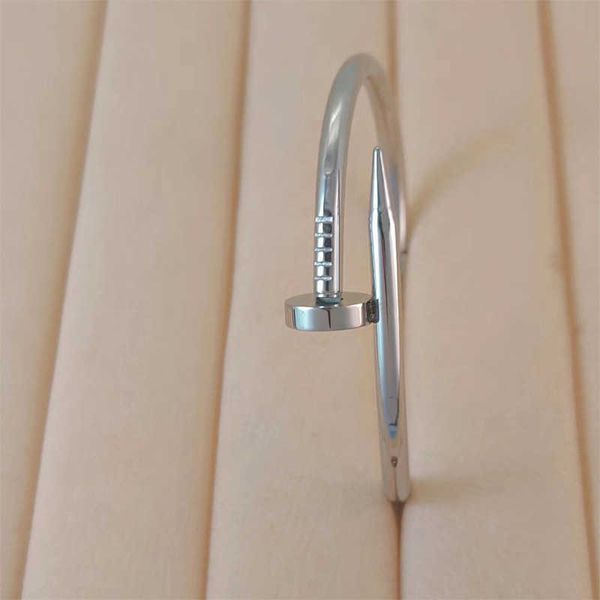 

carti 18k rose gold natural card home nail steel bracelet new women's light luxury versatile 2xbd8, Black