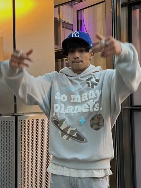 

broken planet 3d foaming print hoodie couple loose pullover sweatshirt y2k menfashion sweatshirt y2k men women men's hoodies print hood, Black