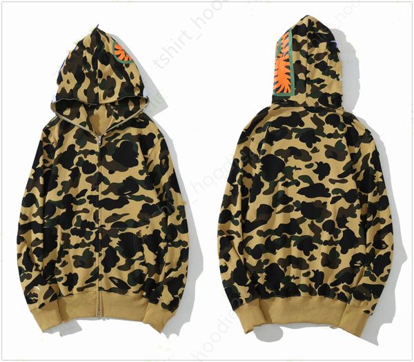 

shark mens women hoodies designer hoodie shark hoodie sweatshirts hoody oversized cotton full zip up sweaters hoodys embroidered cardigan ww, Black