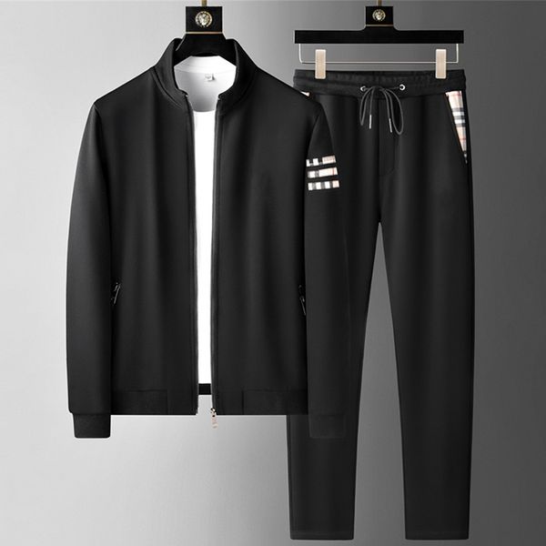 

designer mens tracksuits long sleeve full zipper jogging suits letters embroidery sweatsuit sets track hoodie jackets sweatpants pieces outf, Gray