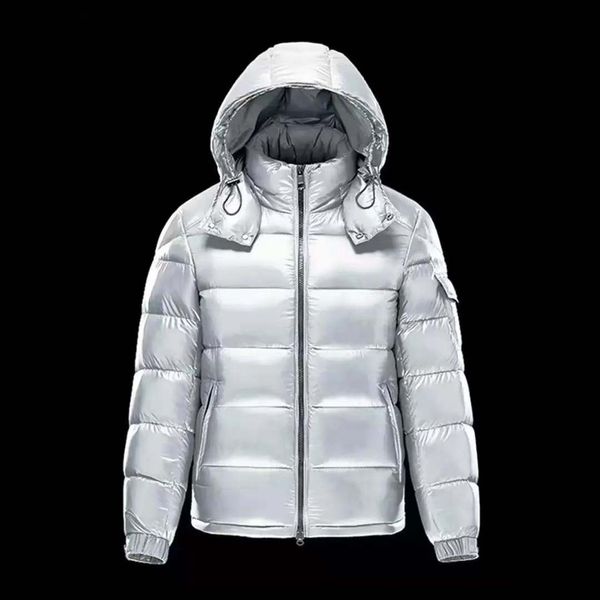 

men's down parkas winter parka new mens jacket warm thickened fashion outdoor coats popular puffer jackets simple solid color with hat, Black