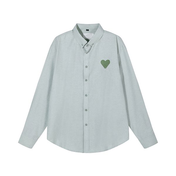

mens shirt classic macaron color polo shirts matching paris fashion love embroidery oxford fabric couple uug6 uug6, White;black