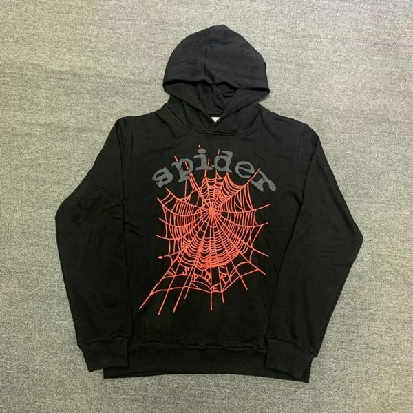 

designer kanyes spider 555 hoodie tracksuit jacket spi5er fashion streetwear printed men's and women's couple's sweater hoody, Gray