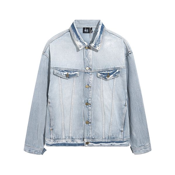 

2023 mens high street jackets fashion denim coat black blue casual hip hop designer jacket for male size s-xl cxix, Black;brown
