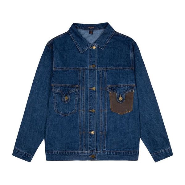 

2023 mens high street jackets fashion denim coat black blue casual hip hop designer jacket for male size s-xl 746r, Black;brown