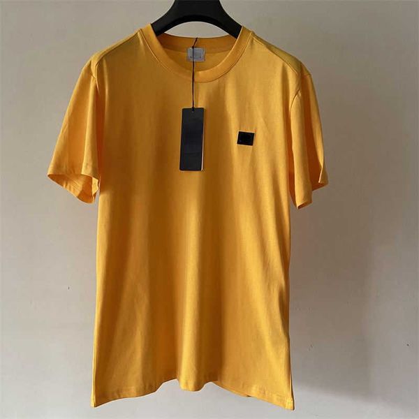 

cp t shirt summer mens cotton round neck designer short sleeved casual loose tshirt trend shirts stone style 1 ntr3, White;black