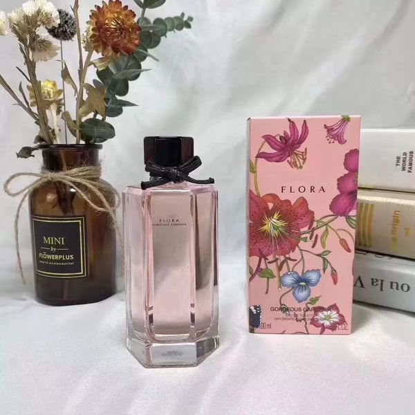 

100ml women perfume fragrance flora highest version classic style long lasting time floral latest luxury design cologne 3.3oz spray 1