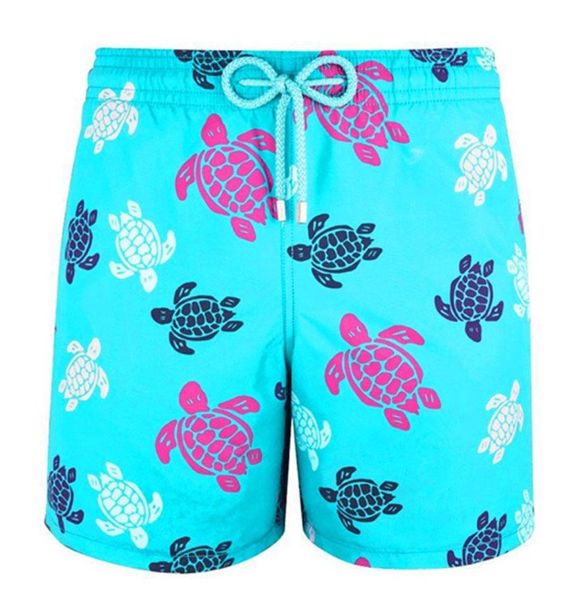 

vilebrequin shorts spandex men swimwear herringbones turtles summer casual shorts qsce nvh, White;black