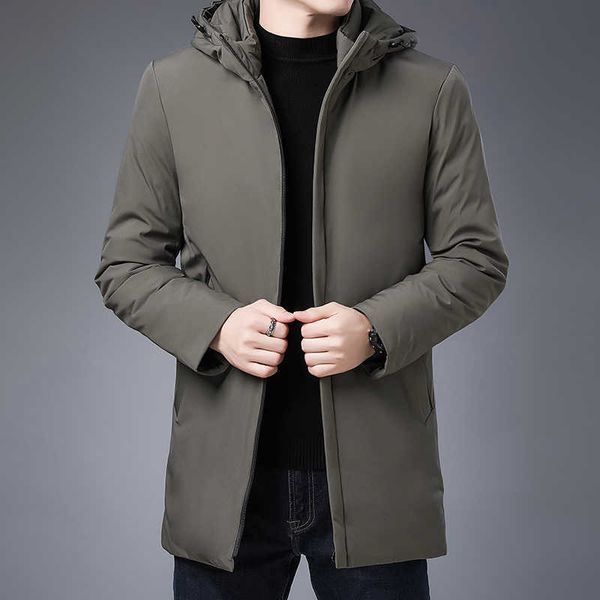 

jackets men's sale designers menss parkas fashion warm cotton with hooded coats male oversize smart casual long mens england style thrm, Black