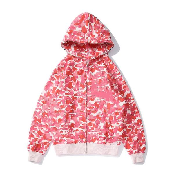 

shark full zip hoodie bape face jacket big abc bap felpa camo grid hoody men women zipper sudadera autumn winter jogger sportwear loose hood, Black
