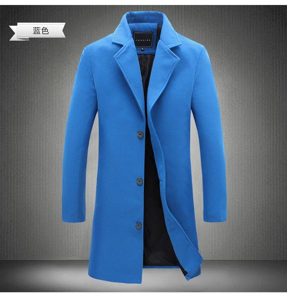 

2016 autumn and winter fashion new men leisure slim trench coat / men's long sleeve young man dust size -5xl fy091 82bb, Tan;black