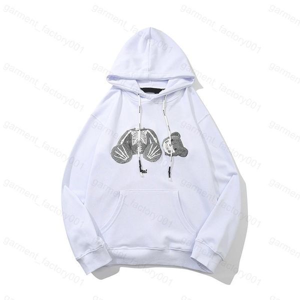 

21ss mens women designer angels hoodie sweater sweatshirts streetwear t shirt goose canada jackets pa of ow white fog palms bear hoodies rmz, Black