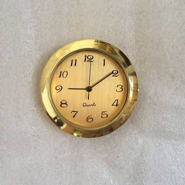 

1 7/16 дюймов пластиковые вставки часы золотой корпус золото арабский циферблат fit up часы pc21s movment