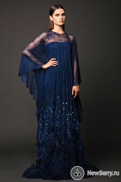 

muslim royal blue lace evening dresses with feathers sequined beaded shiny arabic evening gowns sweep train wrap 2016 prom dresses, Black;red