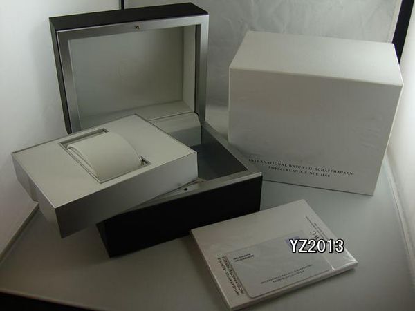 

Оптовая мужская мода женщины дамы наручные часы коробки низкая цена швейцарский бренд мужчины часы Box бумаги для IWC часы буклет карты на английском языке