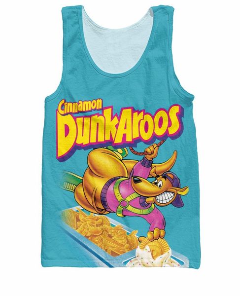 Moda Giyim Gömlek Dunkaroos Tank Top Rahat Gömlek Yaz Tarzı kadın erkek artı boyutu için tee hip hop tops