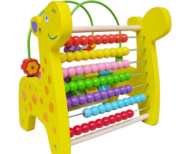 

новые деревянные игрушки многофункциональный олень вокруг шариков закрылков вычислительный стойки