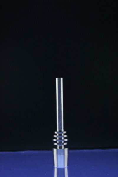 Titânio Nectar Collector Tip 10mm 14mm 19mm Nectar Collector Titanium Nail Glass Bong GR2 Titanium Nail for Dab Straw
