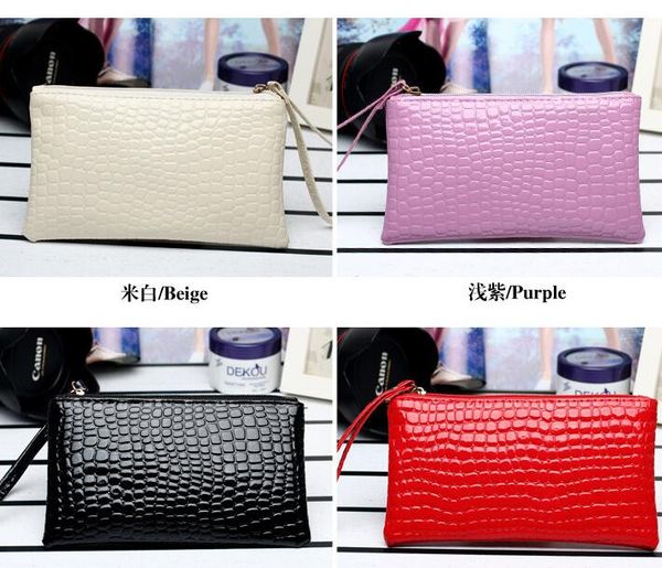 

women wallets leather wallet women clutch female brand magic wallet designer wallet change purse clutch purses handbag phone bag for iphone, Red;black