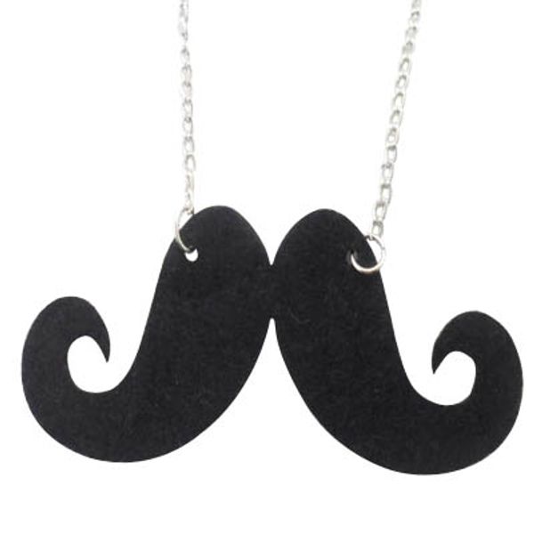 

mustache necklace charming necklace personality chain fashion jewellery ing, Silver