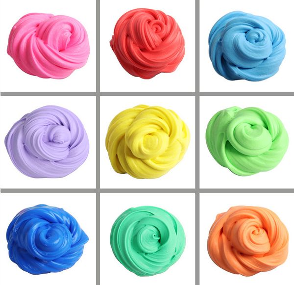 

cotton mud slime puff slime plasticine diy poking puddles decompression vent toys factory outlet