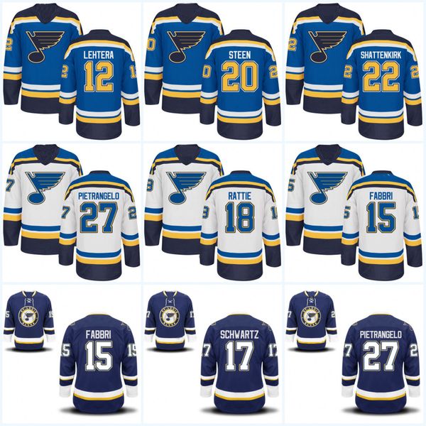 

Youth St. Louis Blues Jerseys 91 Vladimir Tarasenko 27 Alex Pietrangelo 17 Jaden Schwartz 20 Alexander Steen 15 Robby Fabbri Hockey Jerseys