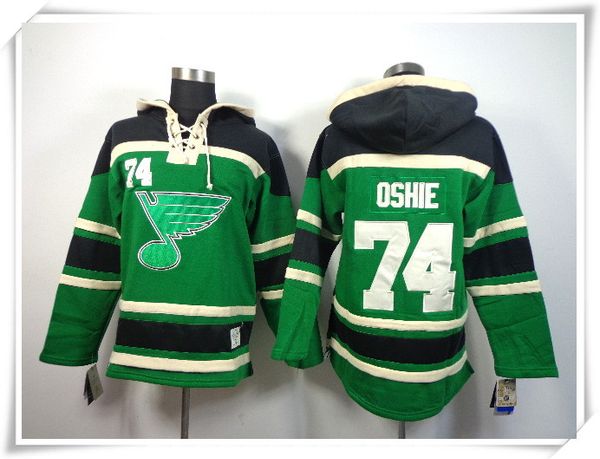

Ice hockey hoodie jer ey blue men 74 o hie green titching jer ey port jer ey mix order