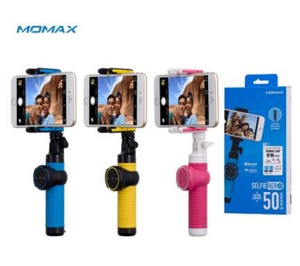 

seller super momax new remote camera shutter selfie-stick bluetooth controller portable mobile pgraph phones universal bracket 50cm