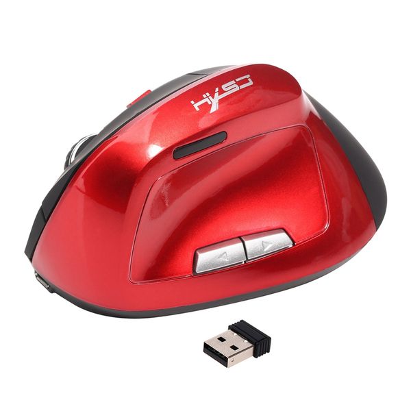 USB Wireless 2400DPI Ergonomic Vertical Gaming Mouse Optical Mice f PC Laptop G1