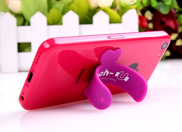 

new touch u silicone stand holder cellphone holder cell phone mounts for iphone smartphone mini portable mobile phone support