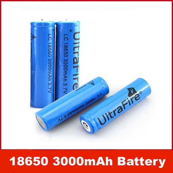 

Promotion + литий литий-ионный 3.7V 3000mAh 18650 Rechangeable батареи Ultrafire фонарик батареи