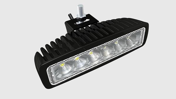 

18w led work light 12v 24v ip67 flood or spot beam for 4wd 4x4 off road lamp truck boat train bus car lighting