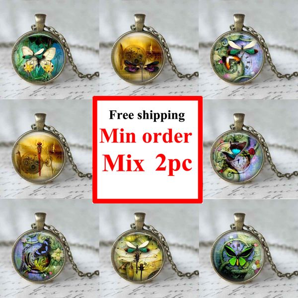 

NS - 0078 Оптовая художественная подвеска для ожерелья из серебра Стрекоза кулон оже