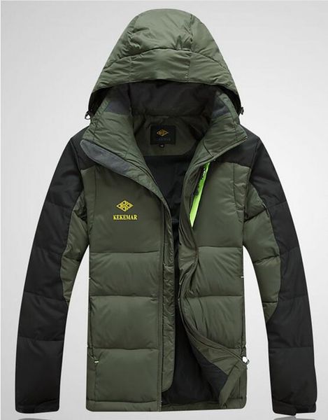 

мужская мода более аутентичные новые специальные культивируют свою нравственность длинную белую утку вниз в теплых теплых пальто. м - 2 х л, Black