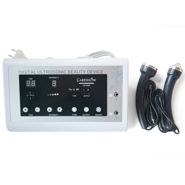 

2in1 1.1MHz Ultrasonic Ultrasound skin Spot remover Removal Body Therapy Face spa device Massage instrument Facial Skin Massager